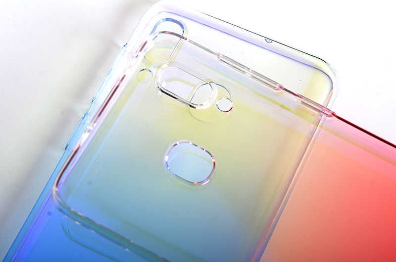 Samsung Galaxy A20 Kılıf HEPTEKİLETİŞİM Renkli Transparan Kapak