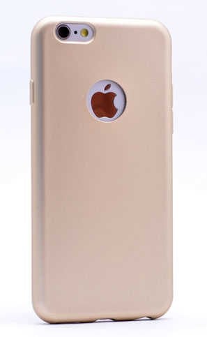 Apple  iPhone 6 Kılıf Yumuşak Dokulu Soft Esnek İnce Mat Renkli Silikon Kapak (PREMİER) Pembe