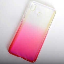 Samsung Galaxy A30 Kılıf HEPTEKİLETİŞİM Renkli Transparan Silikon