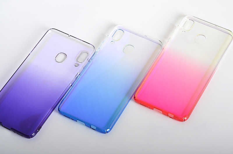 Samsung Galaxy A30 Kılıf HEPTEKİLETİŞİM Renkli Transparan Silikon
