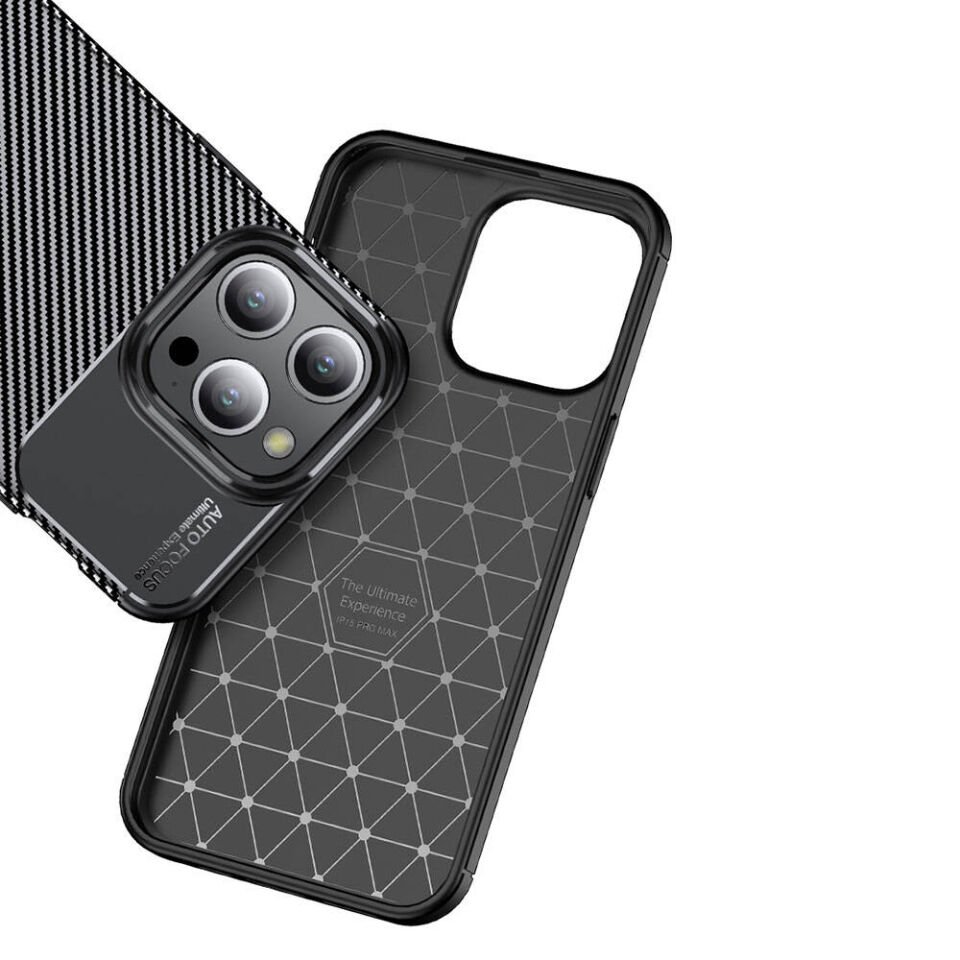 Apple iPhone 15 Pro Max Kılıf HEPTEKİLETİŞİM Negro Silikon Kapak