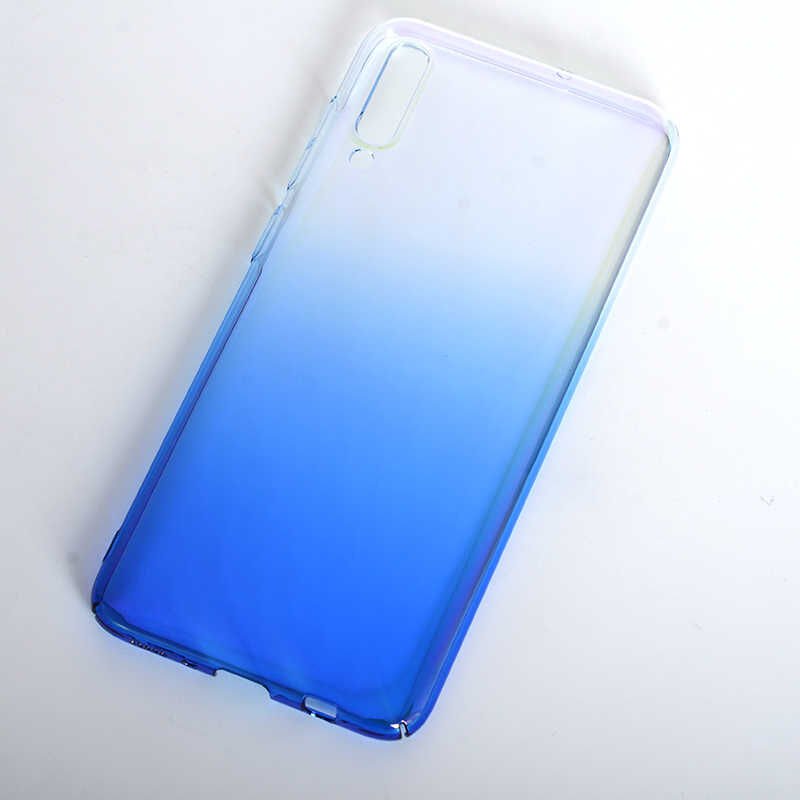 Samsung Galaxy A70 Kılıf HEPTEKİLETİŞİM Renkli Transparan Silikon
