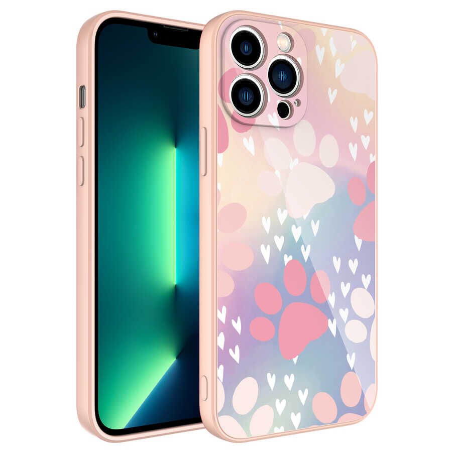 Apple iPhone 13 Pro Kılıf Kamera Korumalı Desenli Sert Silikon HEPTEKİLETİŞİM Epoksi Kapak