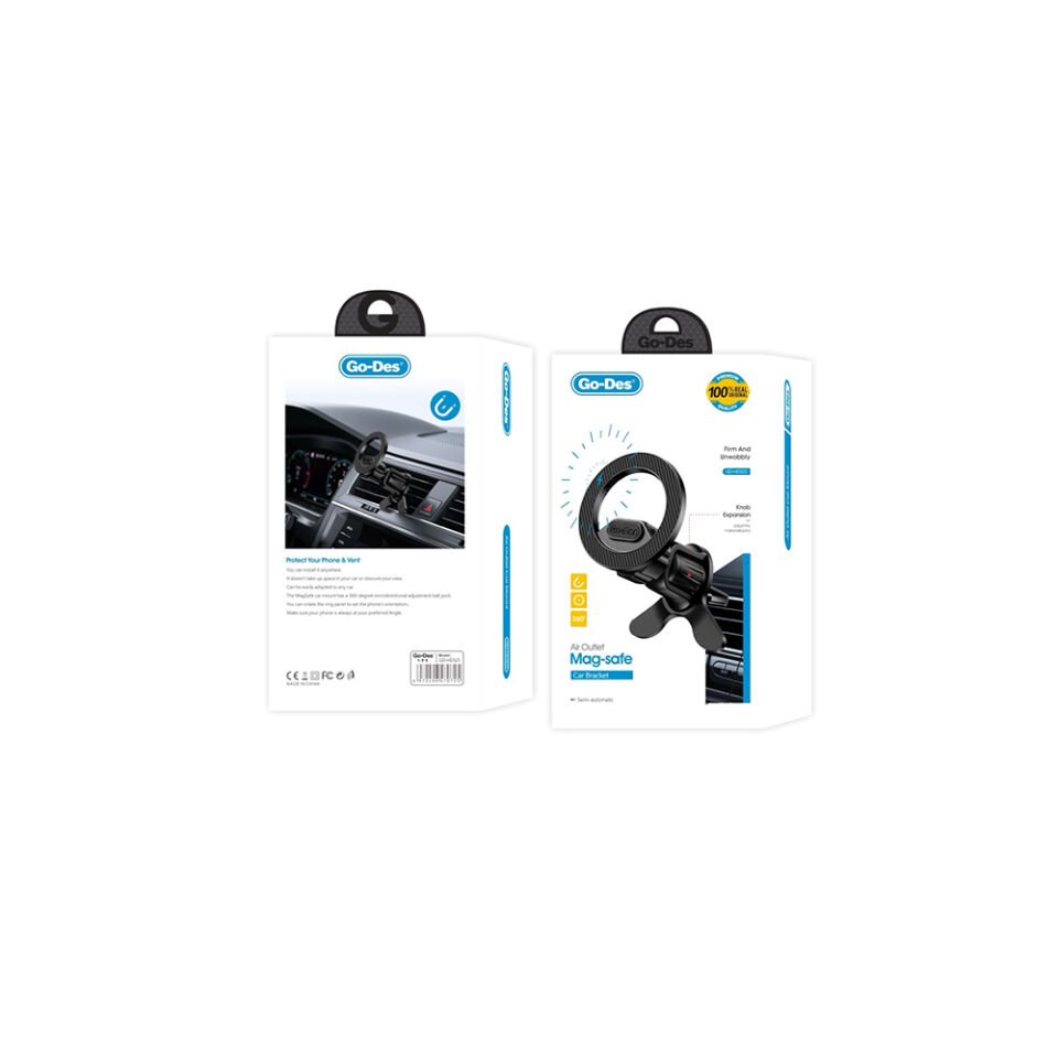 Go Des GD-HD325 Magsafe Magnetik 360 Derece Dönebilen Havalandırma Tasarımlı Telefon Tutucu