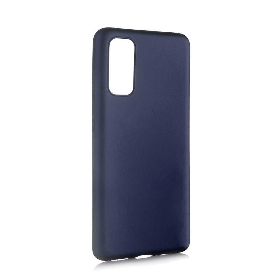 Samsung Galaxy S20 Kılıf Yumuşak Dokulu Soft Esnek İnce Mat Renkli Silikon Kapak (PREMİER) Kırmızı
