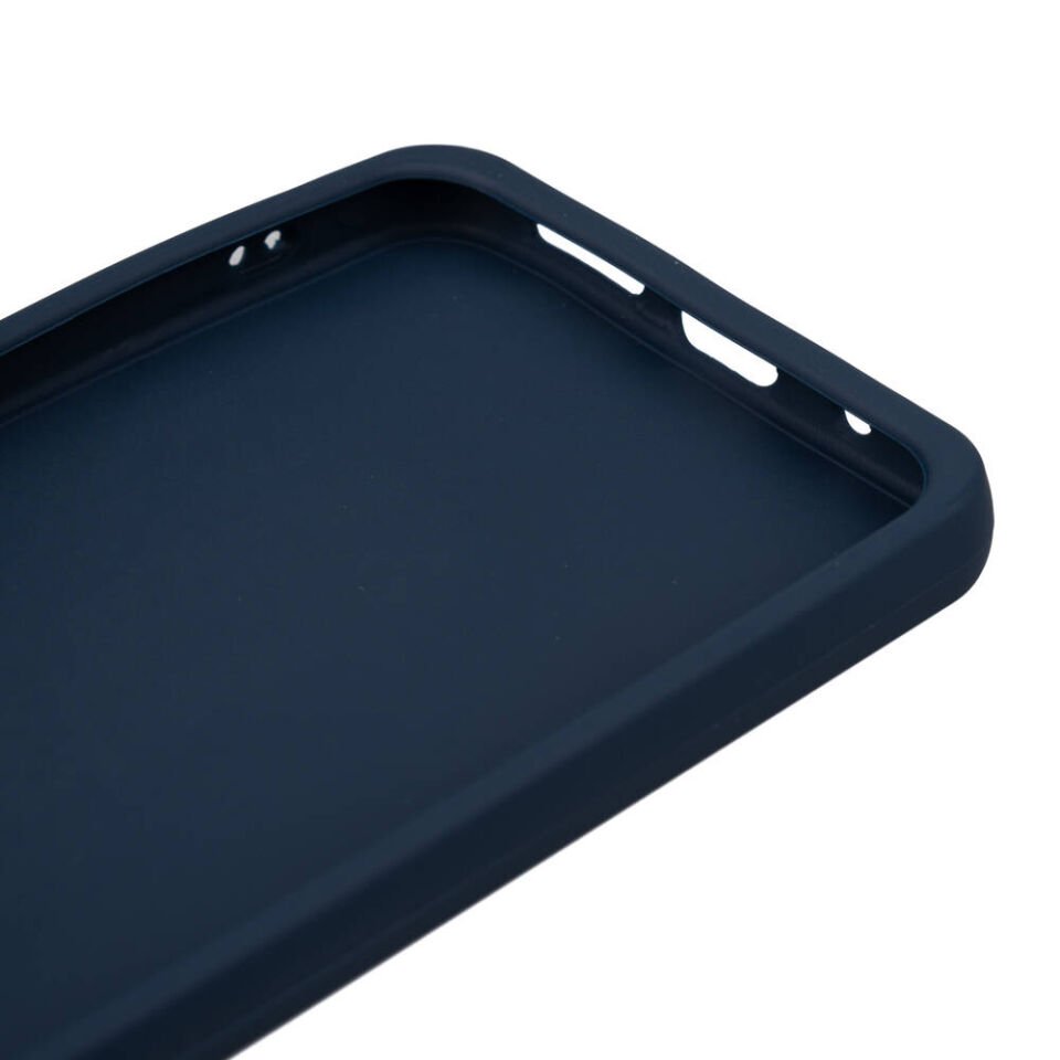 Xiaomi Redmi 13 4G Kılıf Kamera Korumalı Esnek Renkli Silikon Kapak (Biye) Lacivert
