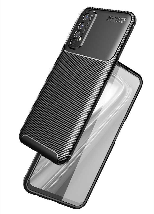 Realme 7 Kılıf HEPTEKİLETİŞİM Negro Silikon Kapak