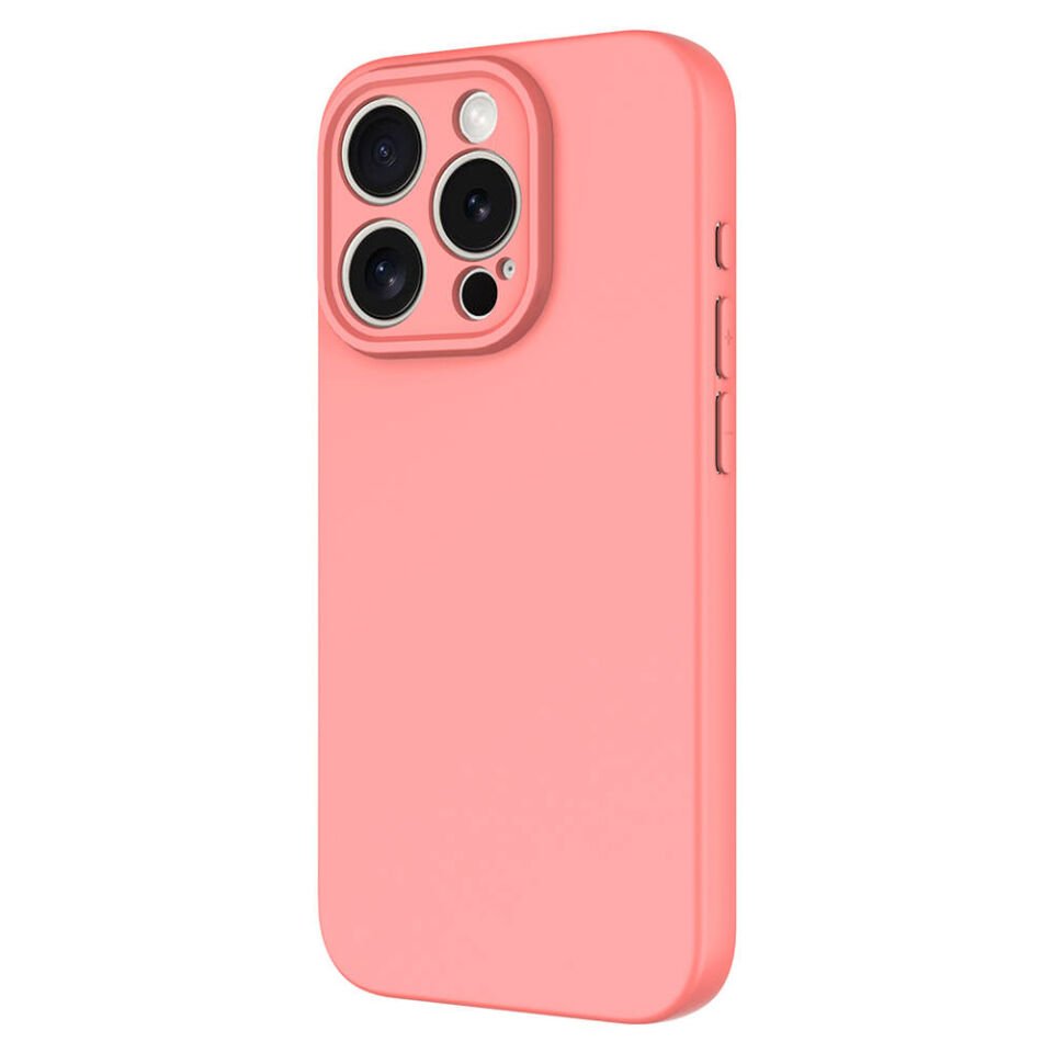 Apple iPhone 15 Pro Max Kılıf Kadife İç Yüzey Yumuşak Dokulu Kamera Korumalı Kapak (MARA) Siyah