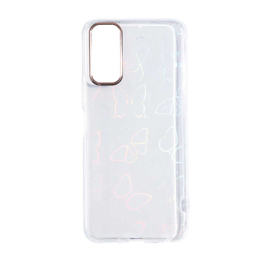 Vivo Y20 Kılıf Renkli Transparan Parlak Desenli Sert Kapak (SİDNEY) Heart No1