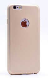 Apple  iPhone 6 Kılıf Yumuşak Dokulu Soft Esnek İnce Mat Renkli Silikon Kapak (PREMİER) Sarı