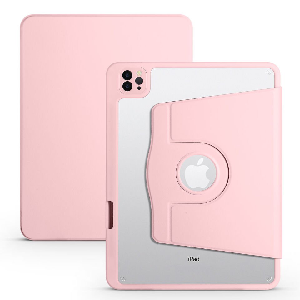 Apple iPad Pro 11 2018 Kılıf HEPTEKİLETİŞİM Termik Kalem Bölmeli Dönebilen Standlı Kılıf