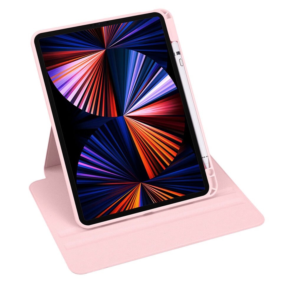 Apple iPad Pro 11 2018 Kılıf HEPTEKİLETİŞİM Termik Kalem Bölmeli Dönebilen Standlı Kılıf