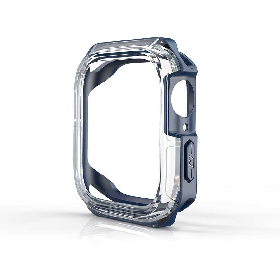 Apple Watch 38mm HEPTEKİLETİŞİM Watch Gard 08 Sert PC + Silikon Koruyucu