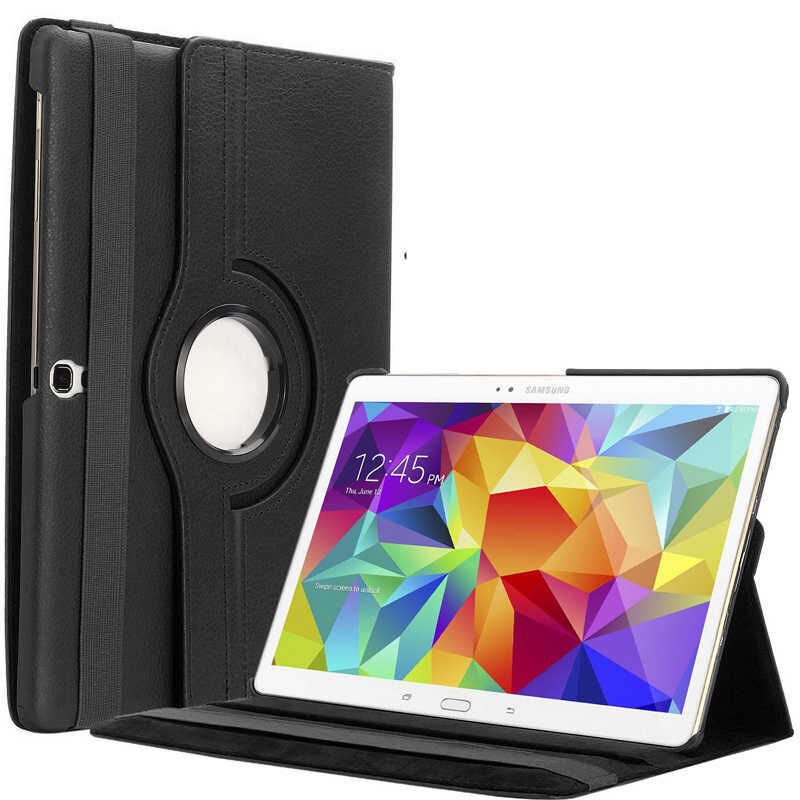 Samsung Galaxy Tab S3 9.7 T820 T825 Kılıf Dönebilen Standlı (D-T) Siyah
