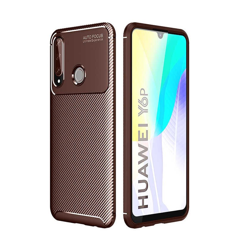 Huawei Y6P Kılıf HEPTEKİLETİŞİM Negro Silikon Kapak