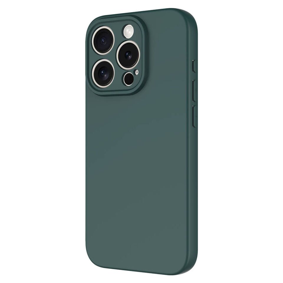 Apple iPhone 15 Pro Max Kılıf Kadife İç Yüzey Yumuşak Dokulu Kamera Korumalı Kapak (MARA) Lila