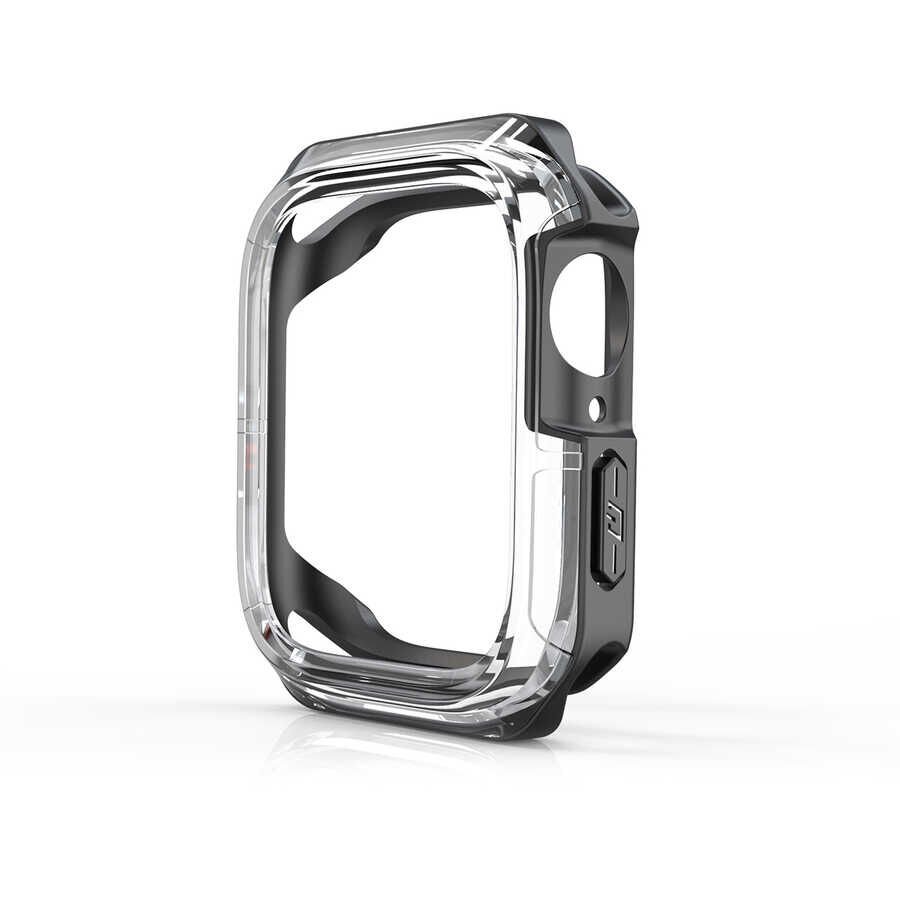 Apple Watch 7 41mm HEPTEKİLETİŞİM Watch Gard 08 Sert PC + Silikon Koruyucu