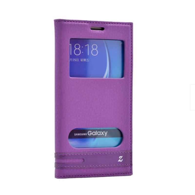 Samsung Galaxy J5 2016 Kapaklı Kılıf Darbelere Karşı Tam Korumalı (ELİTE) Mor