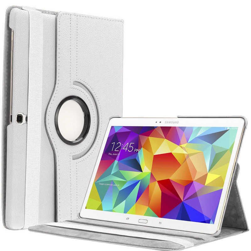 Samsung Galaxy Tab S3 9.7 T820 T825 Kılıf Dönebilen Standlı (D-T) Beyaz