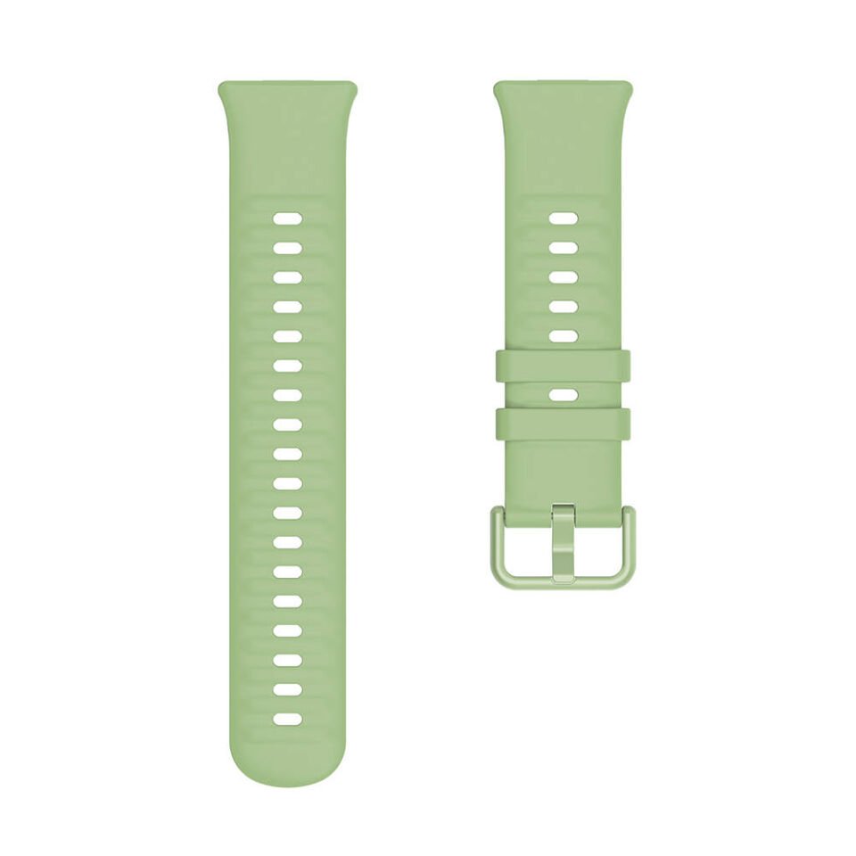 Huawei Watch Fit 3 Band Serisi Kordon Silikon Strap Kayış (Klasik) Gri