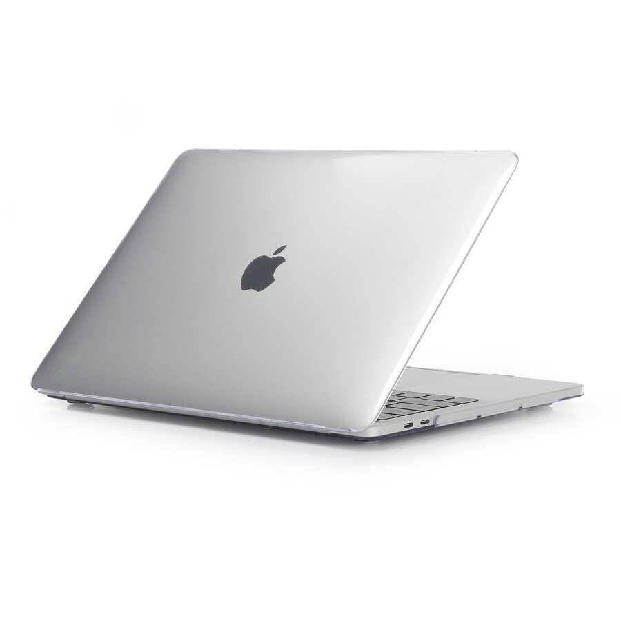 Apple Macbook 13.6 Air 2024 M2 A2681 Şeffaf İnce Koruyucu MSoft Kristal Kapak (z) Renksiz