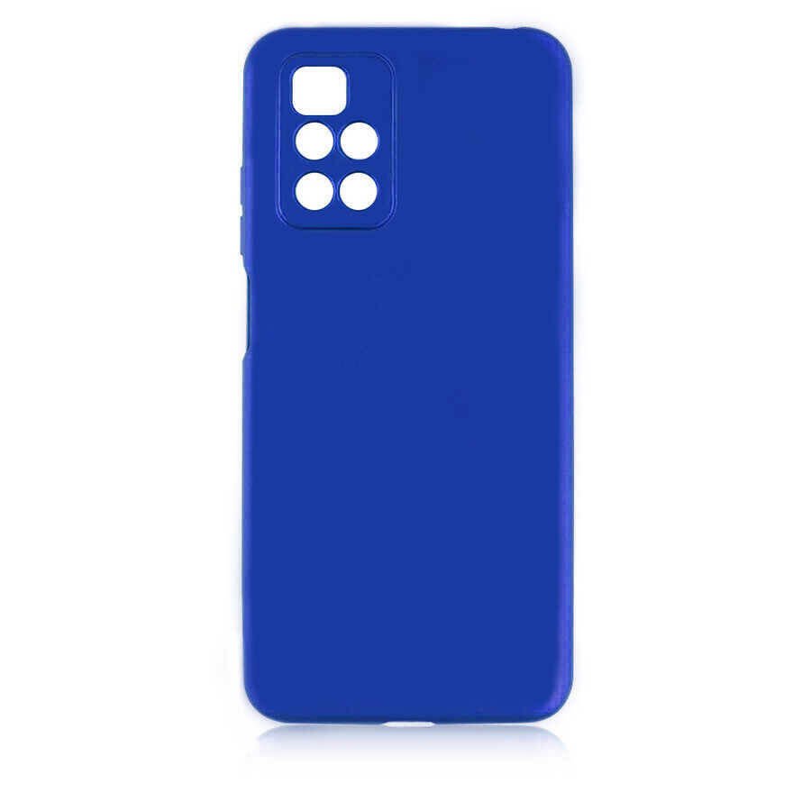 Xiaomi Redmi 10 2022 Kılıf Yumuşak Dokulu Soft İnce Mat Silikon Kapak (PREMİER) Saks Mavi