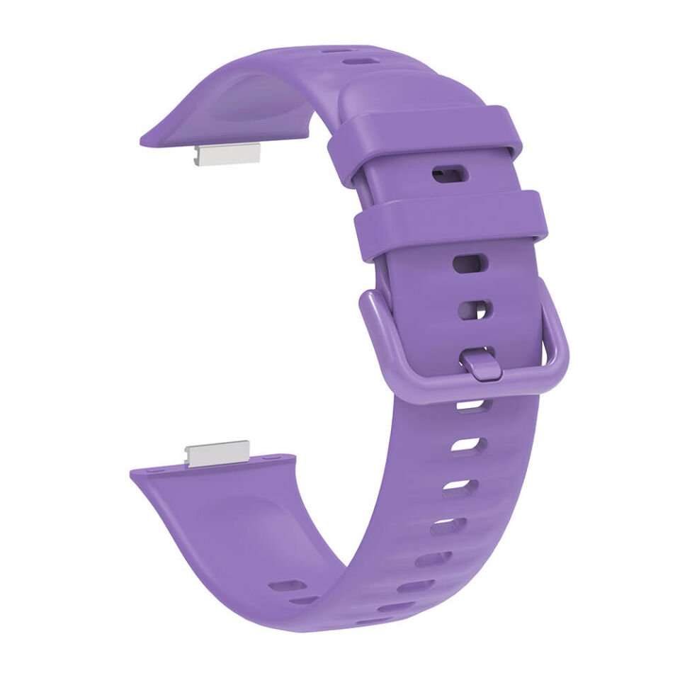 Huawei Watch Fit 3 Band Serisi Kordon Silikon Strap Kayış (Klasik) Starlight
