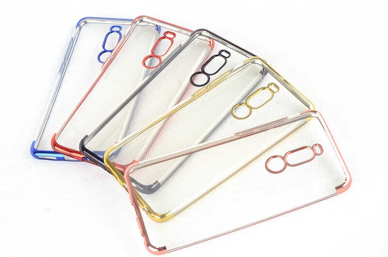 Meizu Note 8 Kılıf HEPTEKİLETİŞİM Dört Köşeli Lazer Silikon Kapak