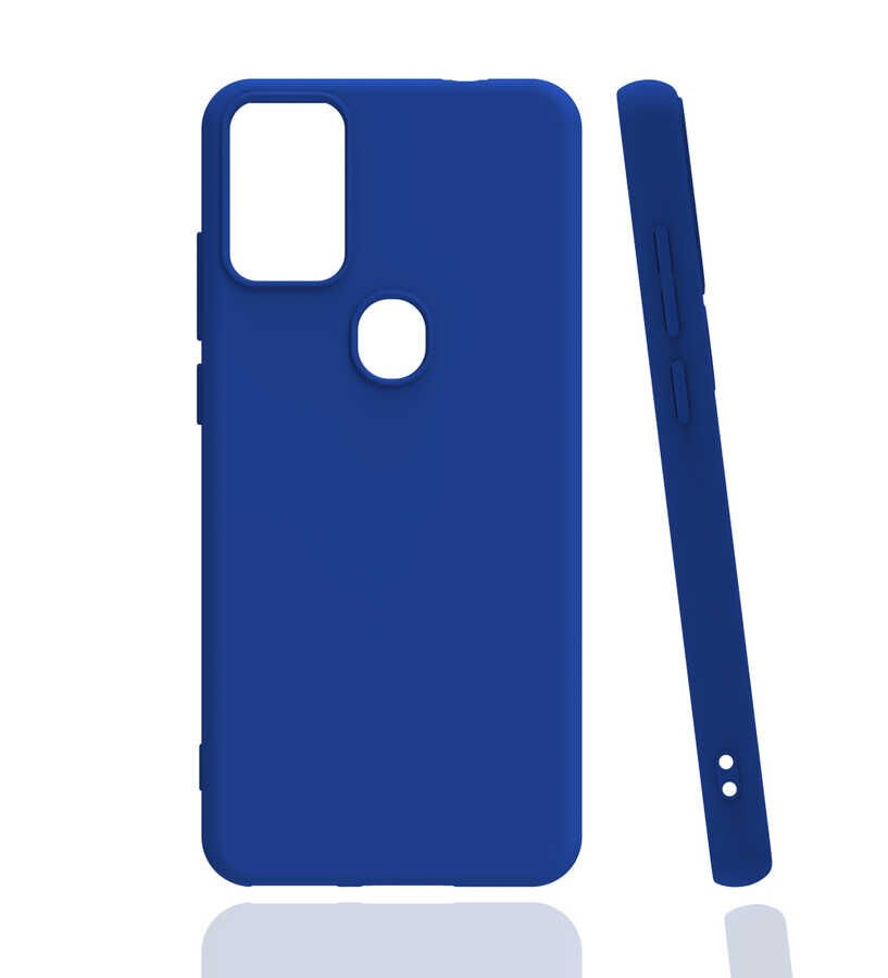 Reeder P13 Blue Max Pro Kılıf Kamera Korumalı Esnek Renkli Silikon Kapak (Biye) Mor