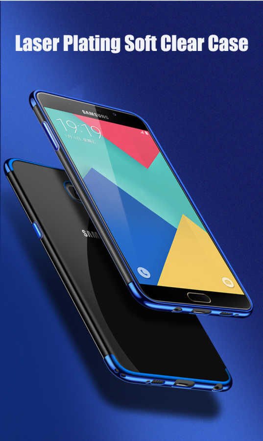 Samsung Galaxy J7 Prime Kılıf Dört Köşe Renkli Lazer Şeffaf Silikon Kapak (GLİTTER) Siyah