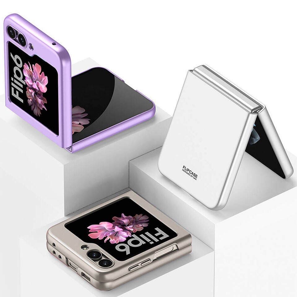 Samsung Galaxy Z Flip 6 Kılıf HEPTEKİLETİŞİM Sert Kıpta Kapak