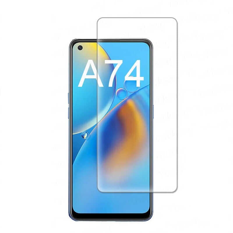 Oppo A74 4G HEPTEKİLETİŞİM Maxi Glass Temperli Cam Ekran Koruyucu