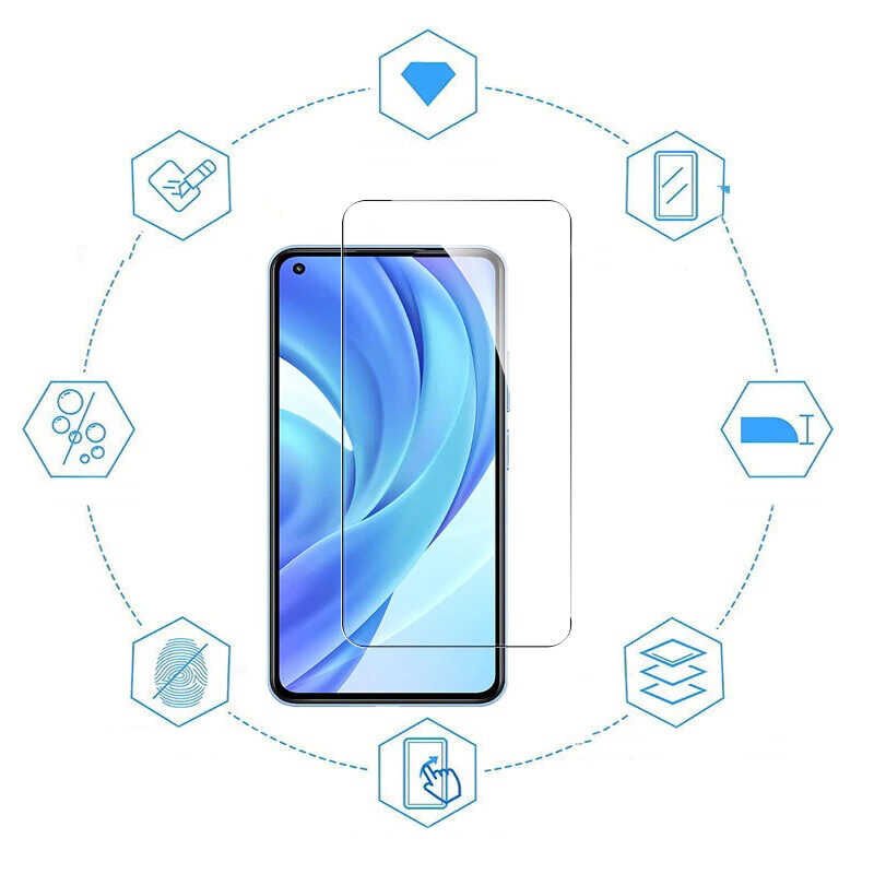 Oppo A74 4G HEPTEKİLETİŞİM Maxi Glass Temperli Cam Ekran Koruyucu