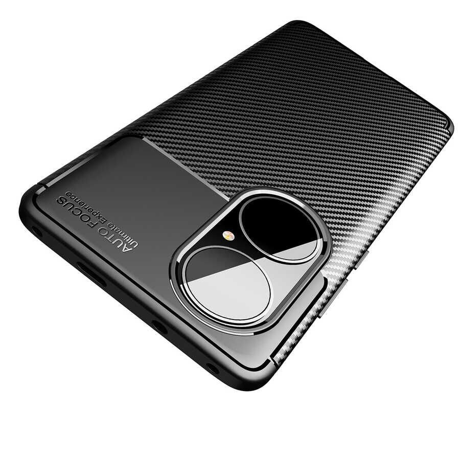 Huawei P50 Pro Kılıf HEPTEKİLETİŞİM Negro Silikon Kapak