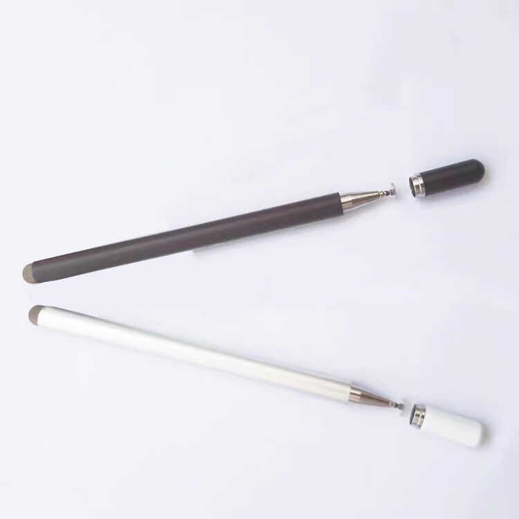 Universal Dokunmatik Çizim Kalemi Ergonomik Dizayn Kapaklı Metal Tasarım (Pencil 04) Gri