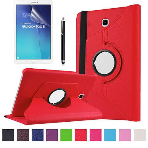 Galaxy Tab S 8.4 T700  Kılıf Dönebilen Standlı D-T) Kırmızı