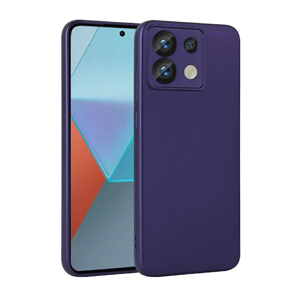 Xiaomi Redmi Note 13 Pro 5G Kılıf Yumuşak Dokulu Soft İnce Mat Silikon Kapak (PREMİER) Lacivert