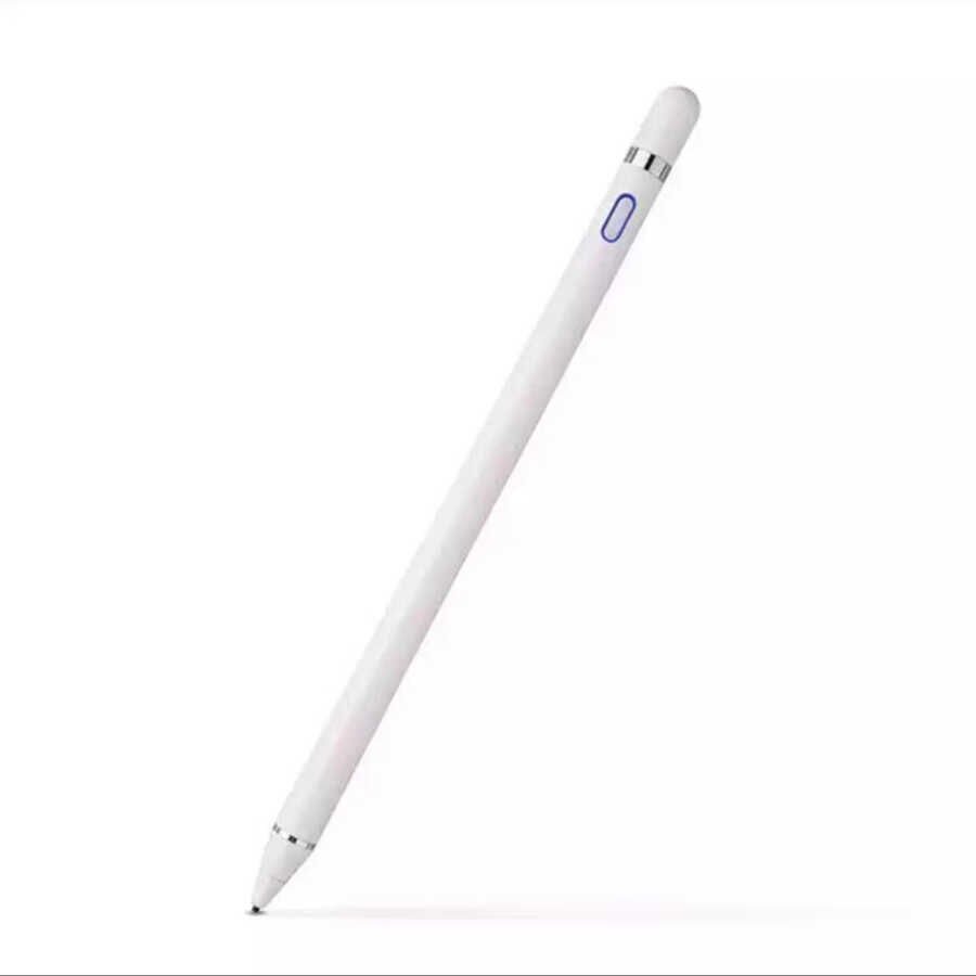 Universal Dokunmatik Çizim Kalemi Ergonomik Dizayn (Pencil 07) Beyaz
