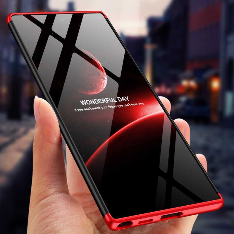 Samsung Galaxy S22 Ultra Kılıf 360 Tam Koruma Ön Ve Arka Sert Mika Kapak Orjinal Ays Gkk Kapak Rose Gold