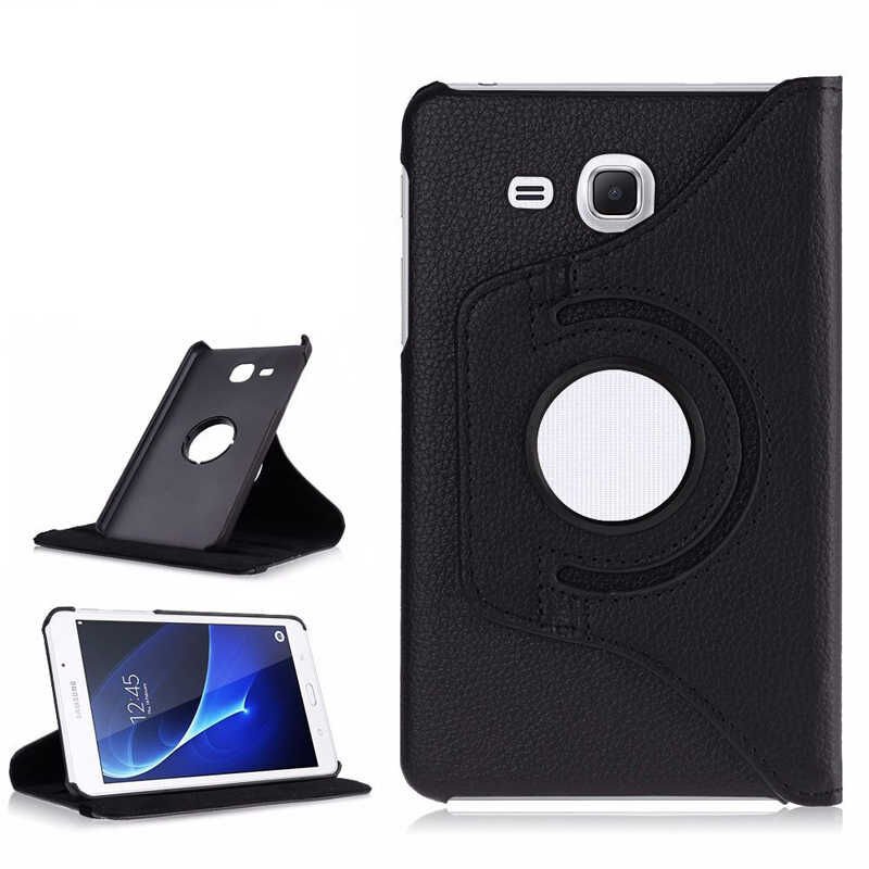 Samsung Galaxy Tab A 10.1 T580 T583 T585 Kılıf Dönebilen Standlı (D-T) Siyah