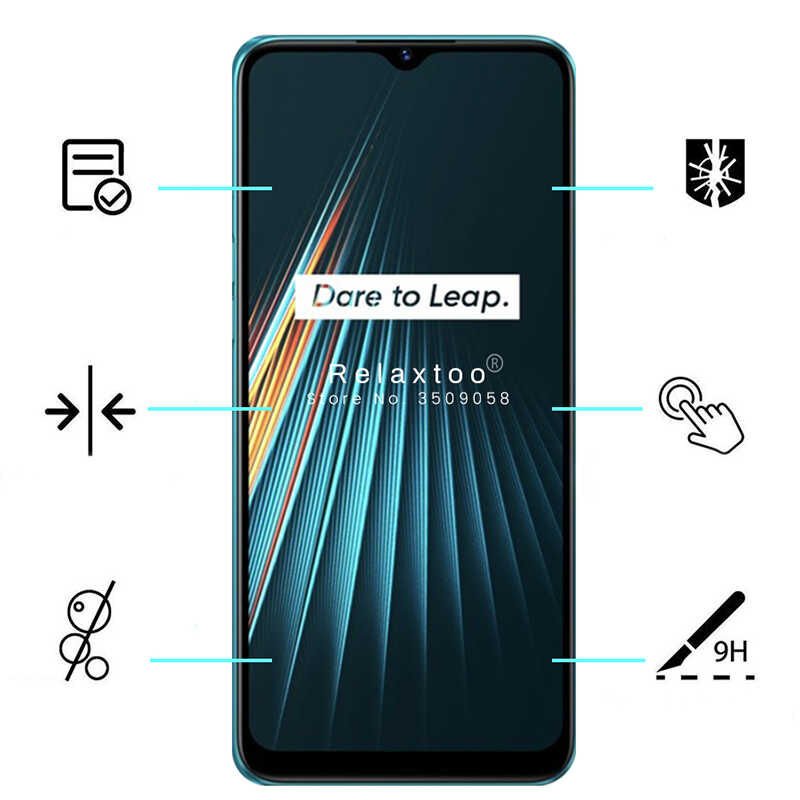 Realme 5İ HEPTEKİLETİŞİM Kenarları Kırılmaya Dayanıklı Cam Ekran Koruyucu
