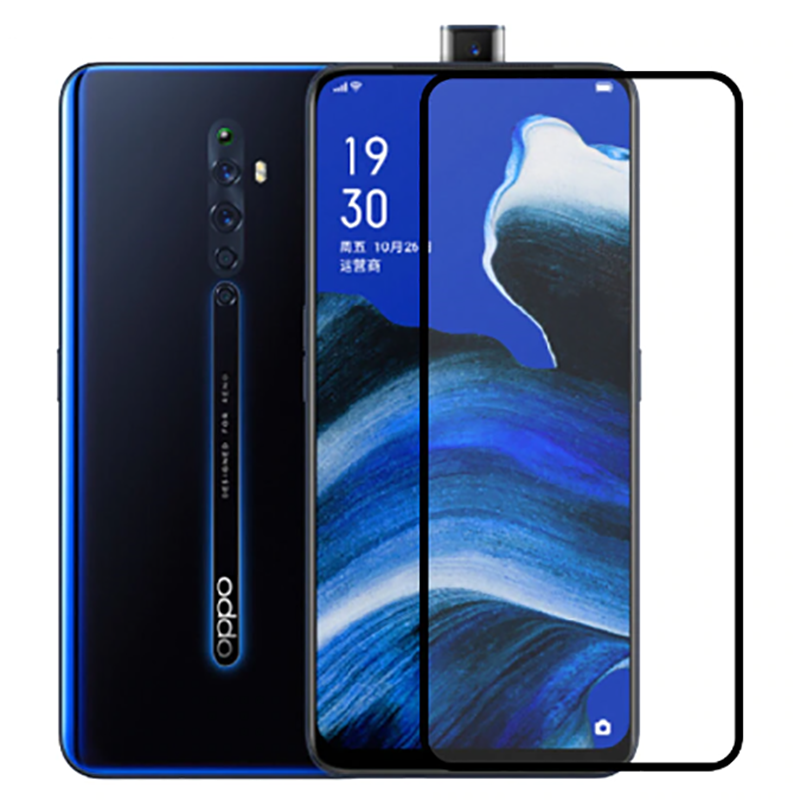 Oppo Reno 2Z HEPTEKİLETİŞİM Kenarları Kırılmaya Dayanıklı Cam Ekran Koruyucu