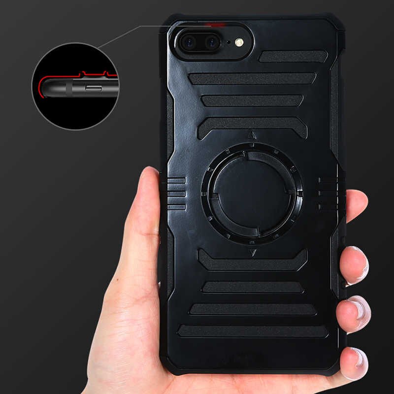 Apple iPhone 7 Plus Kılıf HEPTEKİLETİŞİM 2 in 1 Kol Bandı