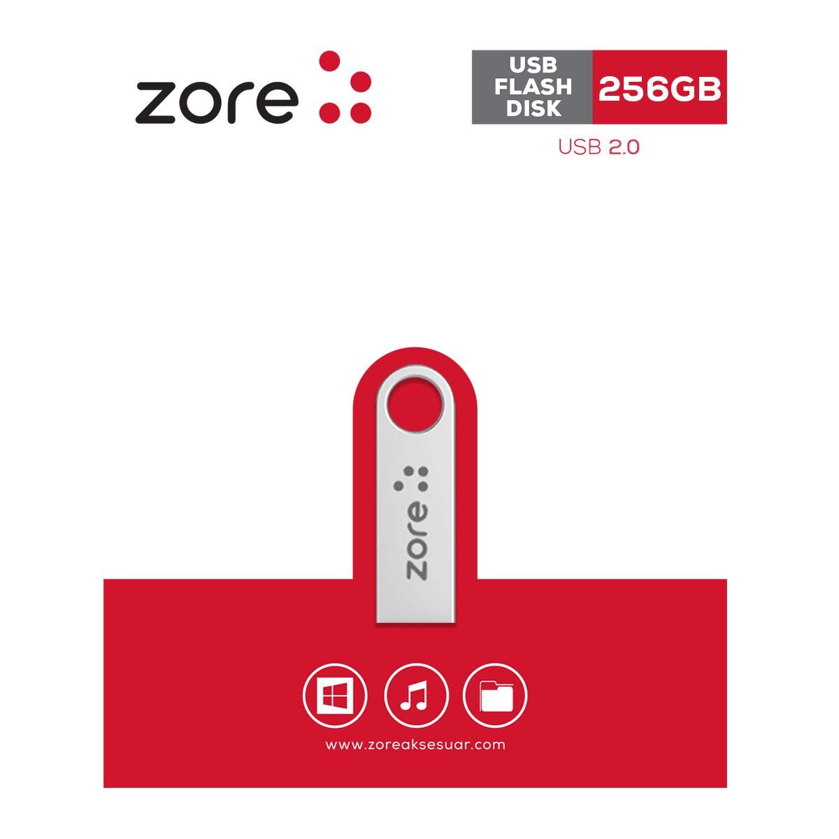 HEPTEKİLETİŞİM Metal Usb Flash Disk 256GB