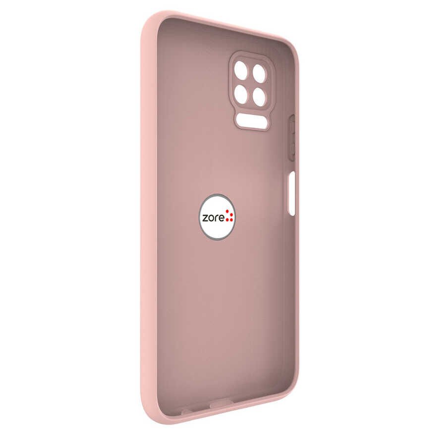 Huawei P40 Lite Kılıf Mat Pastel Renkli Ultra İnce Yüzüklü Yumuşak Silikon Kapak (Plex) Koyu Yeşil