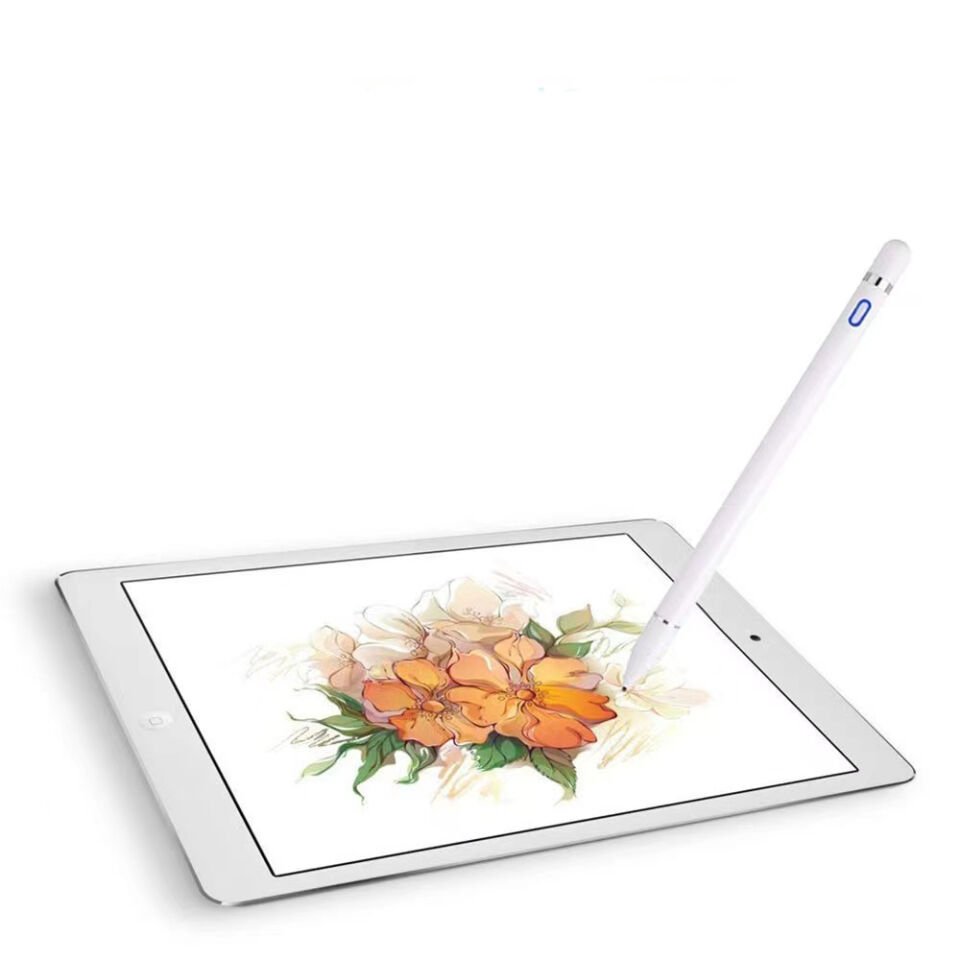 Universal Dokunmatik Çizim Kalemi 12 Saat Çalışma Süresi Ergonomik Dizayn (Pencil 08) Beyaz