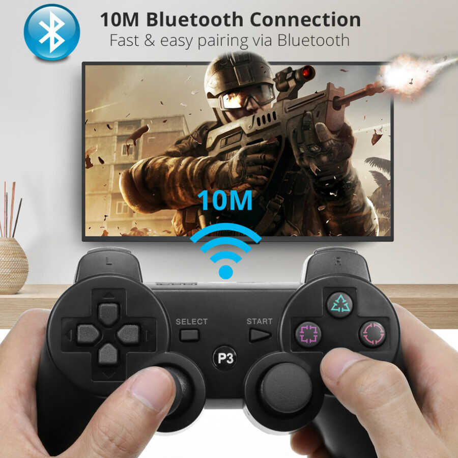 HEPTEKİLETİŞİM Playstation 3 Double-Shock Oyun Kolu