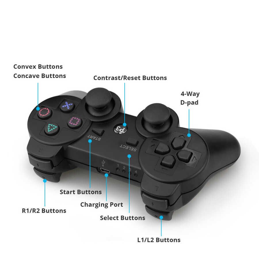 HEPTEKİLETİŞİM Playstation 3 Double-Shock Oyun Kolu