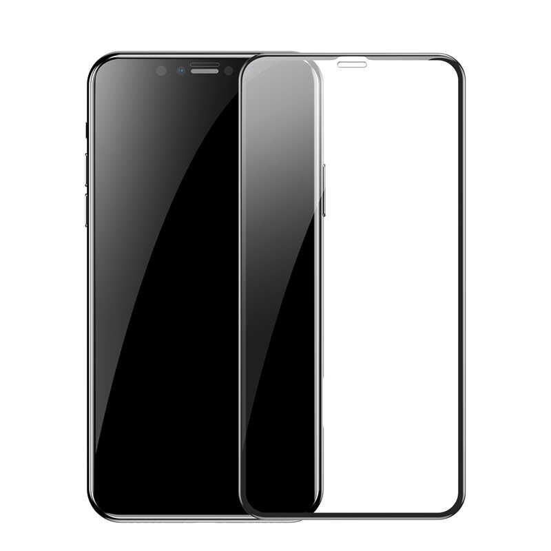 Apple iPhone 11 HEPTEKİLETİŞİM Kenarları Kırılmaya Dayanıklı Cam Ekran Koruyucu