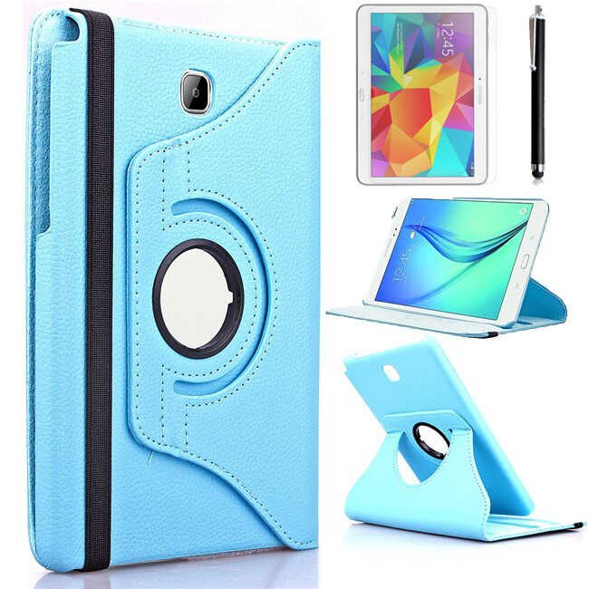 Samsung Galaxy Tab A 10.1 P580 P583 P585 Kılıf Dönebilen Standlı (D-T) Mavi